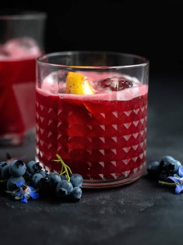 Blueberry Gin Sour